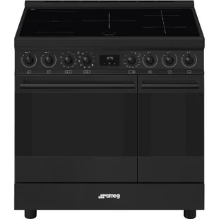 Kuchenka elektryczna SMEG C92IPN2 Czarny - Kuchenki elektryczne - miniaturka - grafika 1