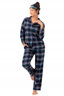 Piżamy damskie - KEY PIŻAMA DAMSKA LNS 431 B25 M GRANATOWY - miniaturka - grafika 1