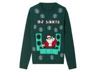 Swetry dla chłopców - pepperts!® Świąteczny sweter dziecięcy LED (146/152, Zielony) - miniaturka - grafika 1