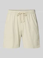 Spodenki męskie - Szorty o kroju regular fit z wyhaftowanym logo - miniaturka - grafika 1