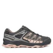 Buty trekkingowe damskie - Trekkingi Salomon Extegra Gtx Gore-Tex L49135500 Szary - miniaturka - grafika 1