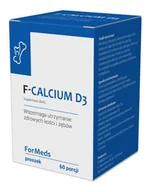 Suplementy diety - ForMEDS Wapń F-CALCIUM D3 60 porcji 305 - miniaturka - grafika 1