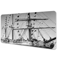 Podkładki na biurko - Podkładka na biurko Statek w stylu vintage 90x45 cm - miniaturka - grafika 1