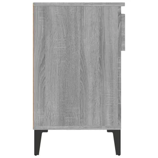 Szafka na buty, szary dąb sonoma, 102x36x60 cm - Szafki na buty - miniaturka - grafika 9