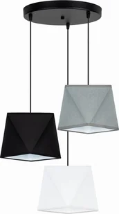 Lampa wisząca Solar Plafon DIAMENT 3 płomienny - Lampy sufitowe - miniaturka - grafika 1