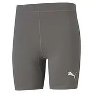 Legginsy - PUMA Męskie legginsy Liga Baselayer, Perła wędzona, S - miniaturka - grafika 1