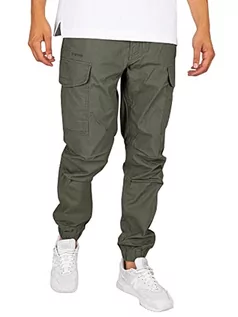 Spodnie męskie - G-STAR RAW Spodnie dresowe męskie bojówki, Zielony (Lt Hunter 9288-8165), 34W - grafika 1