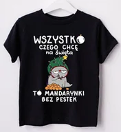 Koszulki dla dziewczynek - Koszulka dla dziecka na mikołajki i święta - miniaturka - grafika 1