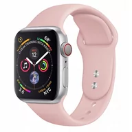 Akcesoria do smartwatchy - PASEK SILICONE BAND DO APPLE WATCH 38/40/41MM M/L - PIASKOWY RÓŻ - miniaturka - grafika 1