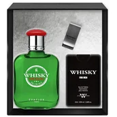 Zestawy kosmetyków męskich - SET EVAFLOR Whisky Orgin EDT spray 100ml + EDT spray 20ml EDT + CLIP - miniaturka - grafika 1