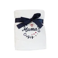 Ręczniki - Ręcznik Prezent na Dzień Matki Kochana Mama 50x90 biały - miniaturka - grafika 1
