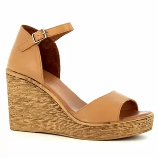 Damskie sandały rude CARINII - Carinii - Sandały damskie - miniaturka - grafika 1