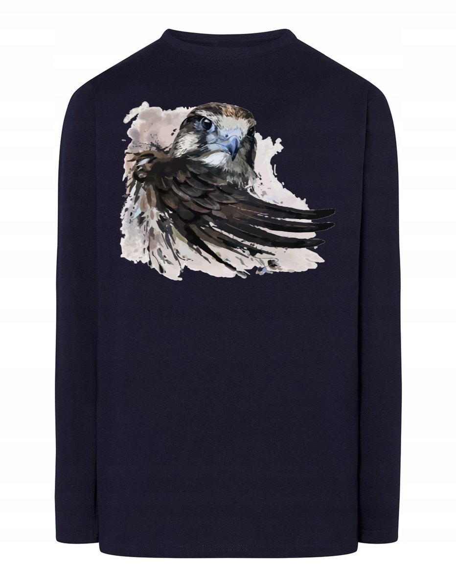 Longsleeve fajny nadruk skrzydło Orzeł r.M