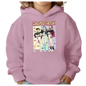 Bluzy dla dziewczynek - BLUZA DZIECIĘCA KPOP DEMON HUNTERS HUNTRIX 104 Z KAPTUREM BAWEŁNIANA - miniaturka - grafika 1