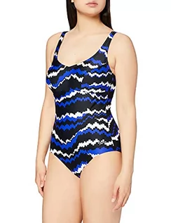 Stroje kąpielowe - Speedo Marlena Strój kąpielowy Kobiety, black/blue DE 40 | UK 36 2019 Stroje jednoczęściowe 68-11397C893-40 - grafika 1