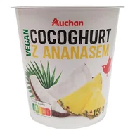 Kefiry, jogurty, maślanki - Auchan - Cocoghurt z ananasem 150g - miniaturka - grafika 1