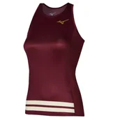 Koszulki sportowe damskie - Damski podkoszulek Mizuno Printed Tank Cabernet S - miniaturka - grafika 1