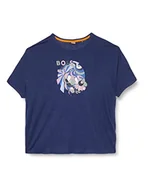 Koszulki i topy damskie - BOSS Damska koszulka z nadrukiem C_eshoulder, Dark Blue407, M - miniaturka - grafika 1