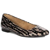 Baleriny - Maciejka Baleriny Damskie Skórzane Czarno - Brązowe-36 - MACIEJKA - miniaturka - grafika 1