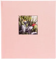 Albumy fotograficzne - goldbuch Goldbuch album fotograficzny z wycięciem na zdjęcie, Bella Vista, 30 x 31 cm, 60 białych stron z pergaminowymi przekładkami, len, różowy, 27 722 - miniaturka - grafika 1