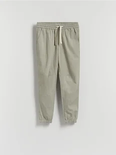 Reserved - Spodnie jogger slim fit - jasnozielony - Spodnie męskie - miniaturka - grafika 1