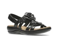 Półbuty damskie - Leisa Claytin [black leather] - rozmiar 41 - miniaturka - grafika 1