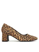 Czółenka - Clarks Czółenka Fernie Court 26183033 Brązowy - miniaturka - grafika 1