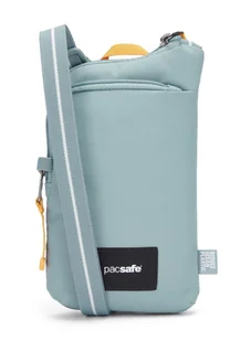 Saszetka antykradzieżowa na dokumenty Pacsafe Go Tech Crossbody - fresh mint - Torby męskie - miniaturka - grafika 1
