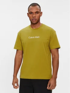 Calvin Klein T-Shirt Hero K10K111346 Zielony Regular Fit - Koszulki męskie - miniaturka - grafika 1