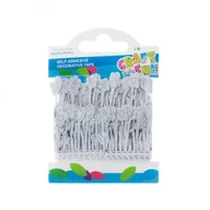 Pozostałe akcesoria dla plastyków - Craft with Fun Ozdoba dekoracyjna Taśma samoprzylepna Mroz 2m/4,2cm 12/288 - miniaturka - grafika 1