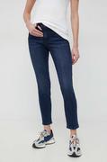 Spodnie damskie - Sisley jeansy damskie high waist - miniaturka - grafika 1