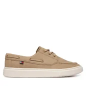 Buty dla chłopców - Półbuty Tommy Hilfiger T3B4-34352-0315 Beżowy - miniaturka - grafika 1