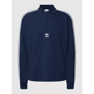 Bluzy męskie - Bluza z bawełny z wyhaftowanym logo - adidas Originals - grafika 1