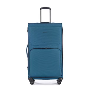 Stratic Bendigo Light+ miękka walizka podróżna na kółkach, zamek TSA, 4 kółka, możliwość rozszerzenia, Petrol, 84 cm, L Długi - Walizki - miniaturka - grafika 1