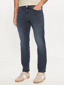 Spodnie męskie - Boss Jeansy P-Delaware 50527044 Granatowy Slim Fit - miniaturka - grafika 1