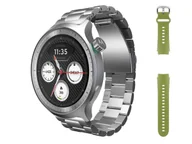 Motorola Moto watch Matte Silver + PANTONE Herbal Garden band