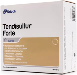 Suplement diety Tendisulfur Forte Sobres 14 szt (8470001818638) - Suplementy naturalne - miniaturka - grafika 1