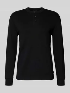 Bluza z prążkowanymi wykończeniami - Bluzy męskie Bluza z prążkowanymi wykończeniami - Bluzy męskie - miniaturka - grafika 1