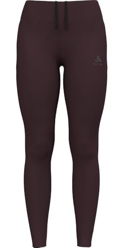 Odlo Legginsy sportowe damskie Essential Warm I spodnie do biegania damskie długie zimowe I legginsy do biegania
