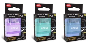 Gumka + temperówka Rexus teens mix - Zestawy szkolne - miniaturka - grafika 1