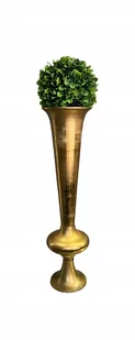 DONICA DUŻA METALOWA ZŁOTA 84 CM - Donice - miniaturka - grafika 1