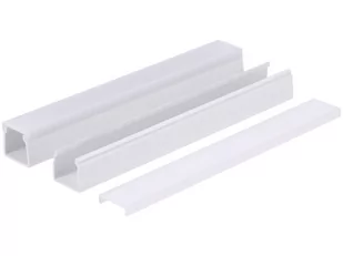 Profil LED PCV Max Up (20x20) biały z osłoną mleczną 2m - Taśmy LED - miniaturka - grafika 1