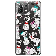 Etui i futerały do telefonów - ERT GROUP etui na telefon Xiaomi 11 LITE 4G/5G, case oryginalny i oficjalnie licencjonowany przez Disney, wzór Dalmatians 006, plecki z TPU częściowo przeźroczyste - miniaturka - grafika 1