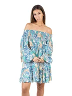 Sukienki - Isla Bonita by SIGRIS Sukienka w kolorze niebiesko-turkusowym - miniaturka - grafika 1