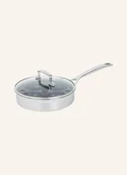 Patelnie - Le Creuset Patelnia Sauté 3-Ply Z Wkładem Do Przyrządzania Jajek W Koszulkach I Szklaną Pokrywką silber - miniaturka - grafika 1
