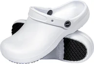 Obuwie robocze - Klapki - M&C® kolor biały roz.41 - miniaturka - grafika 1