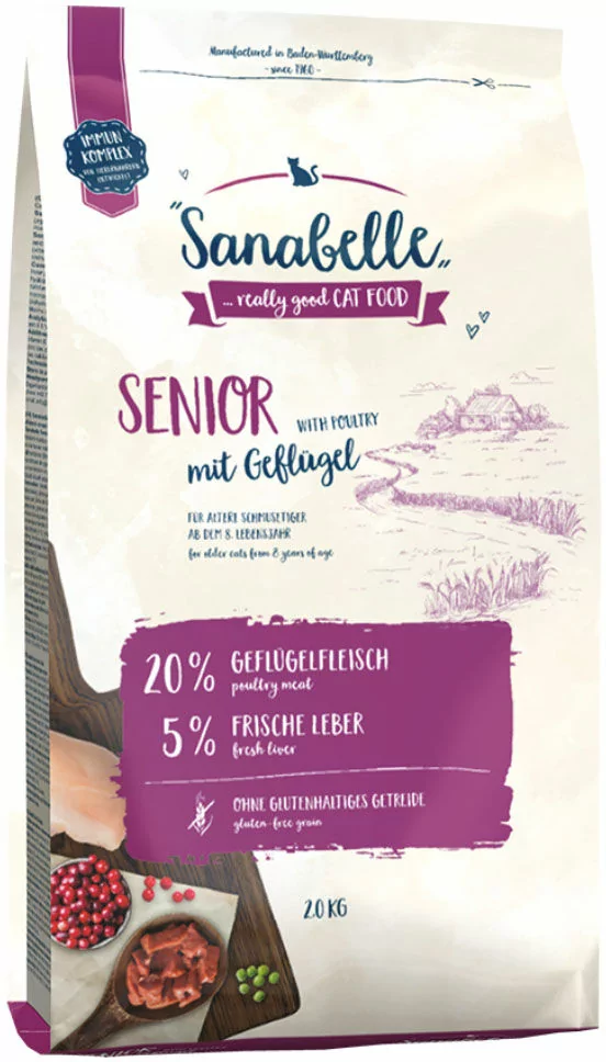 Sanabelle senior drób 2 kg