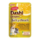 Przysmaki dla kotów - INABA CAT DASHI DELIGHTS SILKY CHICKEN CHEESE 40g - miniaturka - grafika 1