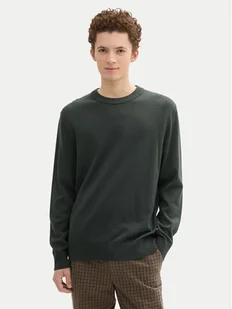 Tom Tailor Denim Sweter 1042509 Zielony Regular Fit - Swetry męskie - miniaturka - grafika 1