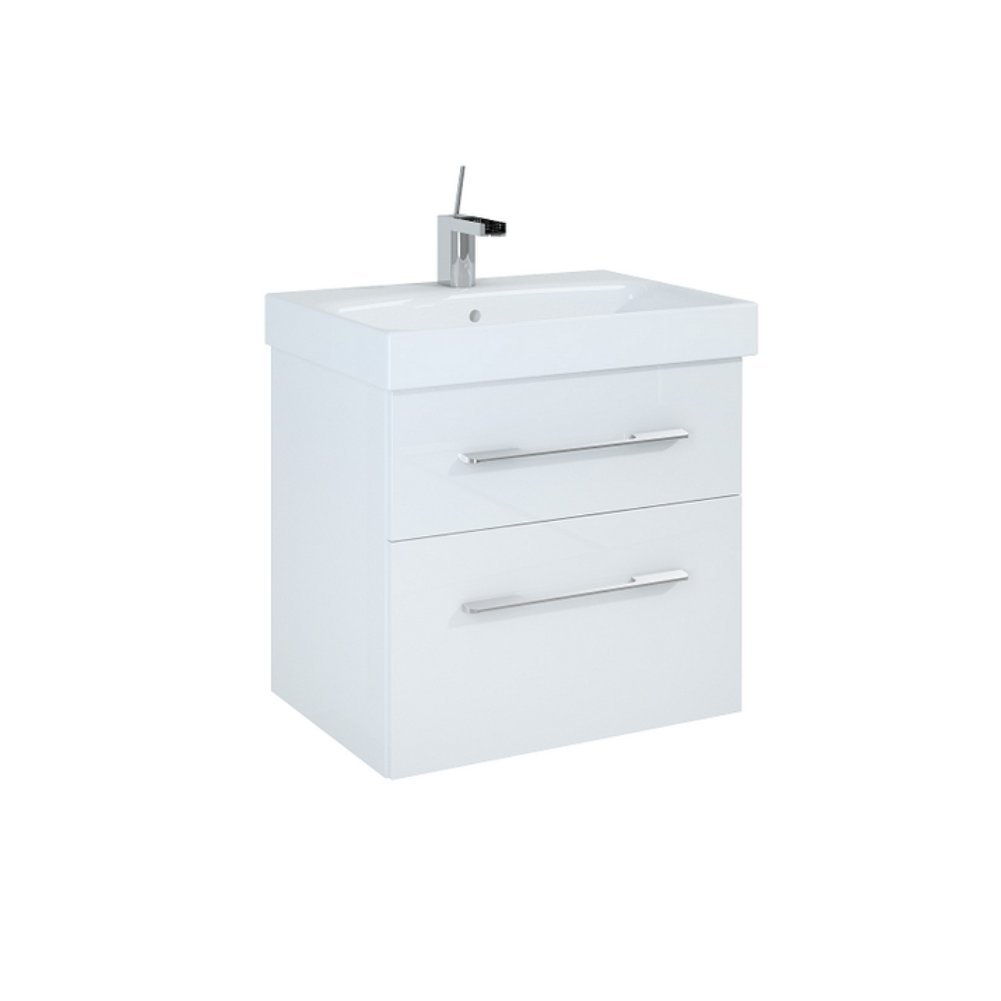 AQ.401-164343 / AQUAFORM / MADRID / SZAFKA PODUMYWALKOWA WISZĄCA 2S 60X41,8X54 WHITE HG PDW /
